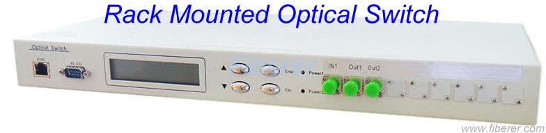 1x2 rack mounted optical switch